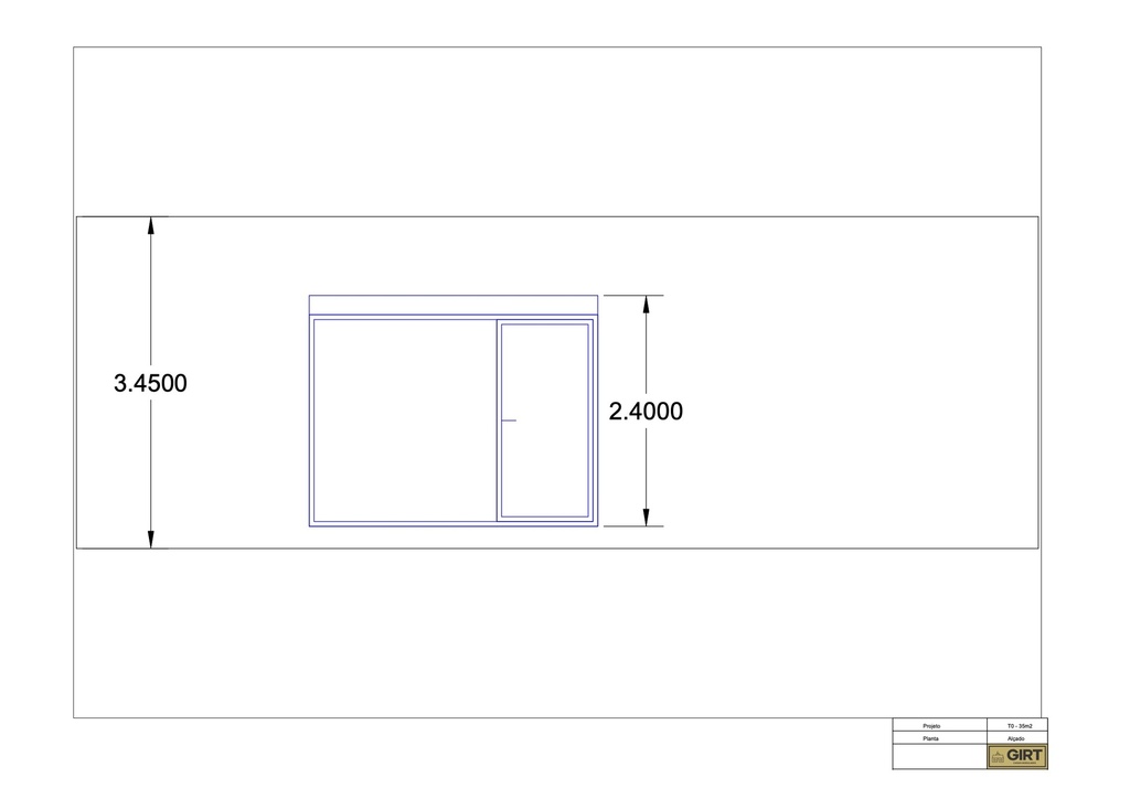 Casa T0 - 35m²