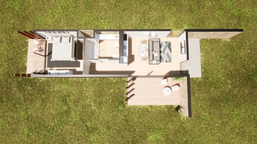 [GIRT 1] 1 Bedroom House - 51Sqm